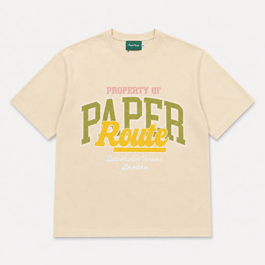 Cream Property Of PR Tee