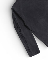 'Road Clear' Long Sleeve Tee - Dark Grey