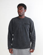 'Road Clear' Long Sleeve Tee - Dark Grey