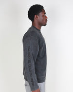'Road Clear' Long Sleeve Tee - Dark Grey