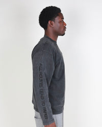 'Road Clear' Long Sleeve Tee - Dark Grey