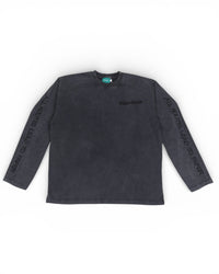 'Road Clear' Long Sleeve Tee - Dark Grey